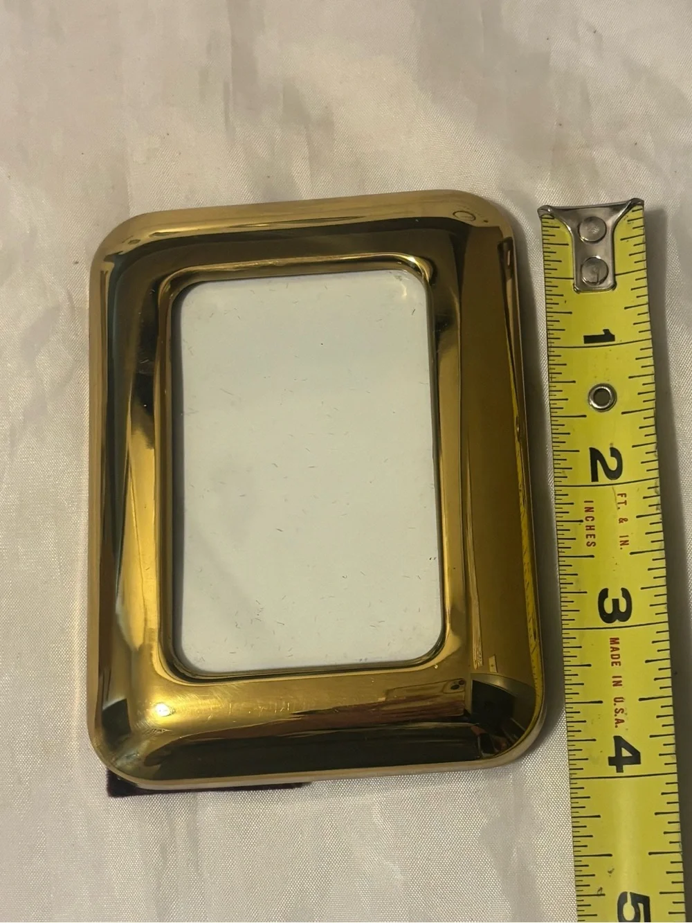 Vintage solid brass mini 2x3 Photo Frame